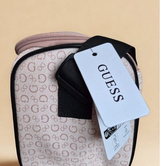 Guess Insulated Lunch Bag Junction Travel Signature Logo, light rose NWT - Picture 3 of 8